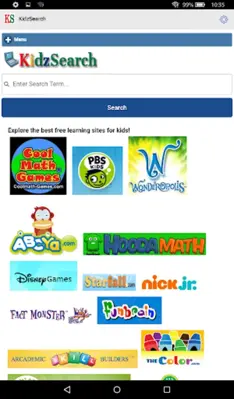 KidzSearch android App screenshot 0