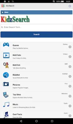 KidzSearch android App screenshot 7